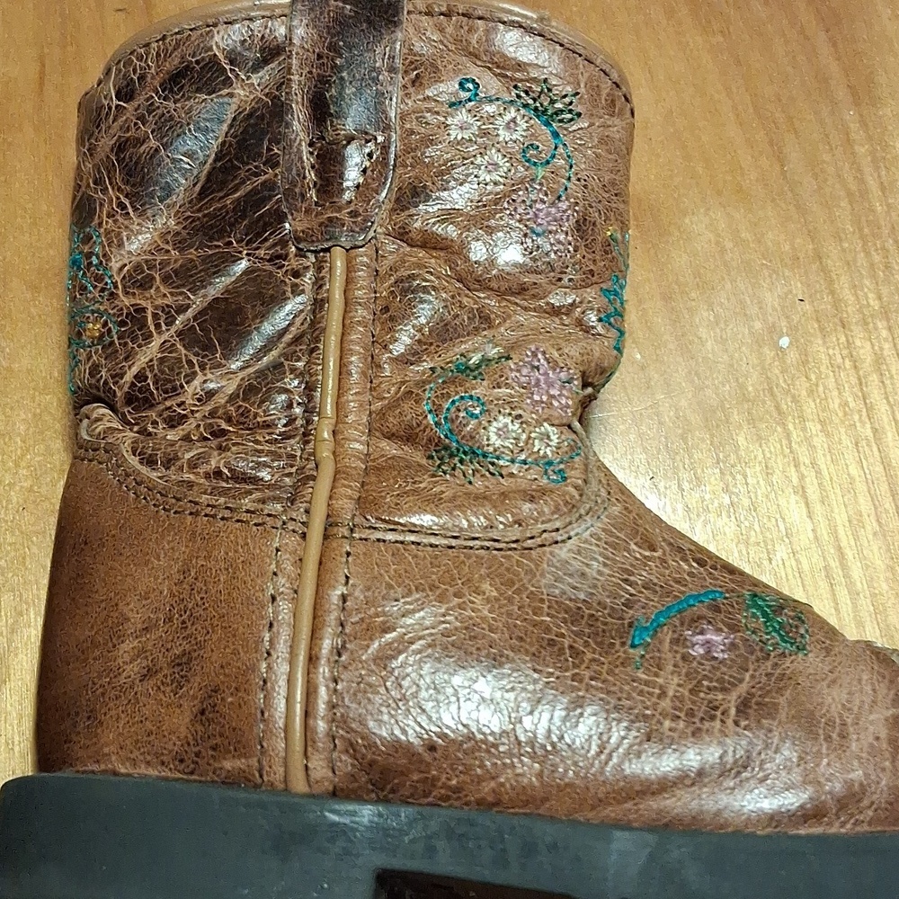 Shyanne Kids Floral Boots Size 7 Toddler - Picture 5 of 10